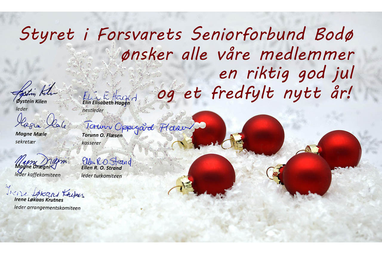 Artikkelbilde til artikkelen Julehilsen